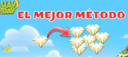 Mejor forma de conseguir diamantes en Hay Day